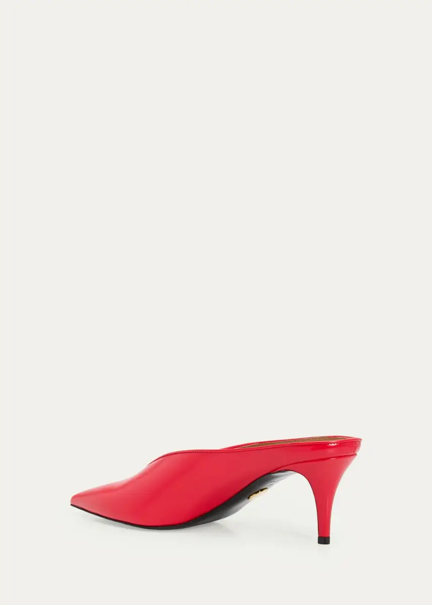 Stella McCartney 60mm Brushed Pointed-Toe Mules | Thumbnail 2 Stella McCartney 60mm Brushed Pointed-Toe Mules | Thumbnail 2