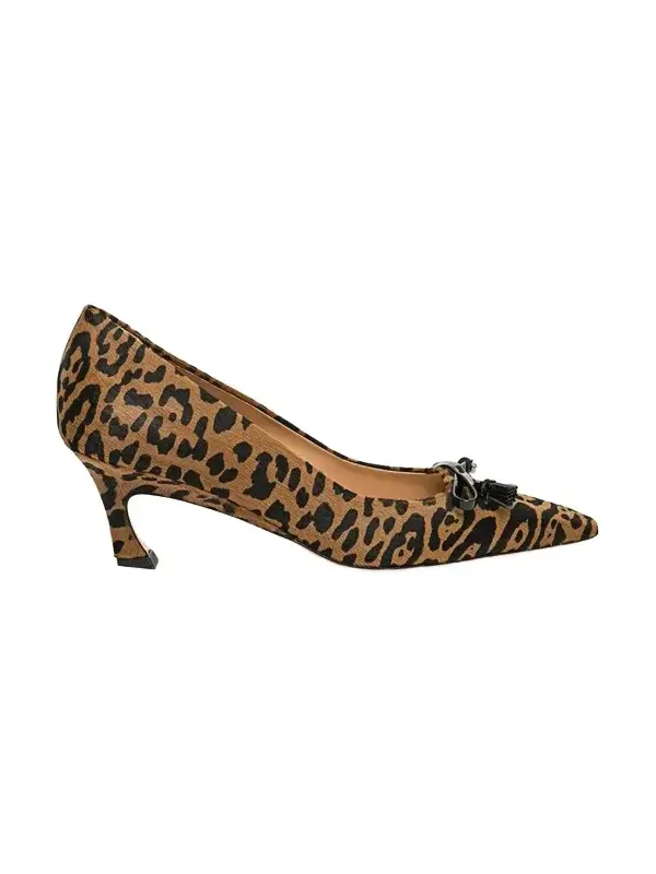 Adri 55MM Leopard-Print Calf Hair Pumps Adri 55MM Leopard-Print Calf Hair Pumps