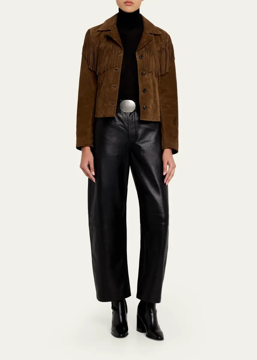 Nili Lotan Eloi Fringed Suede Jacket | Thumbnail 2 Nili Lotan Eloi Fringed Suede Jacket | Thumbnail 2