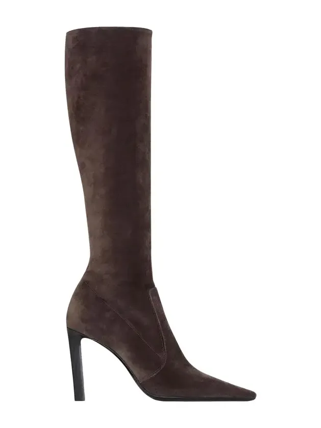 95mm Suede Knee-High Boots