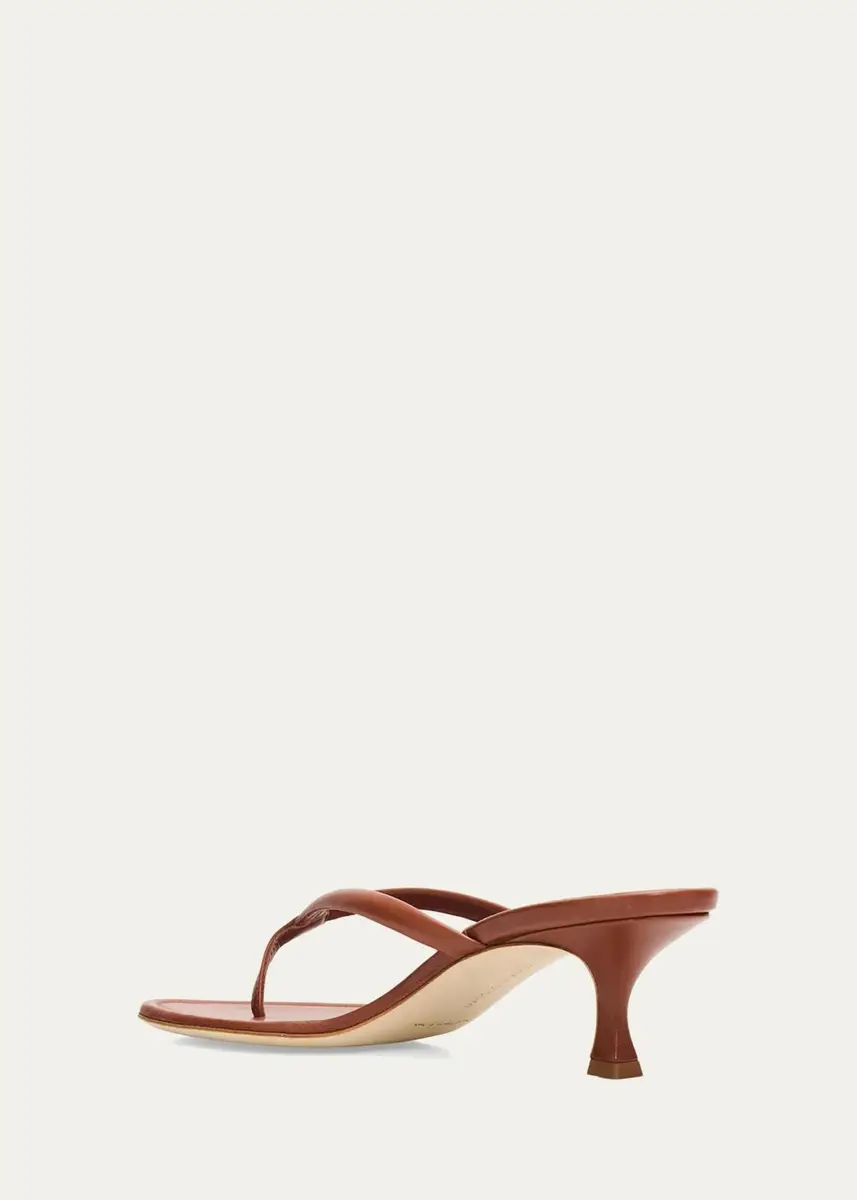 Manolo Blahnik 50mm Paterno Leather Thong Sandals | Thumbnail 4 Manolo Blahnik 50mm Paterno Leather Thong Sandals | Thumbnail 4