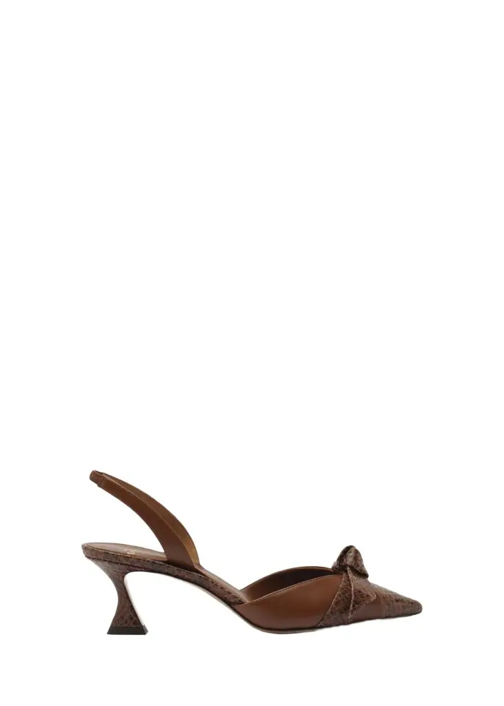 Alexandre Birman 60mm Clarita Suede Slingback Pumps