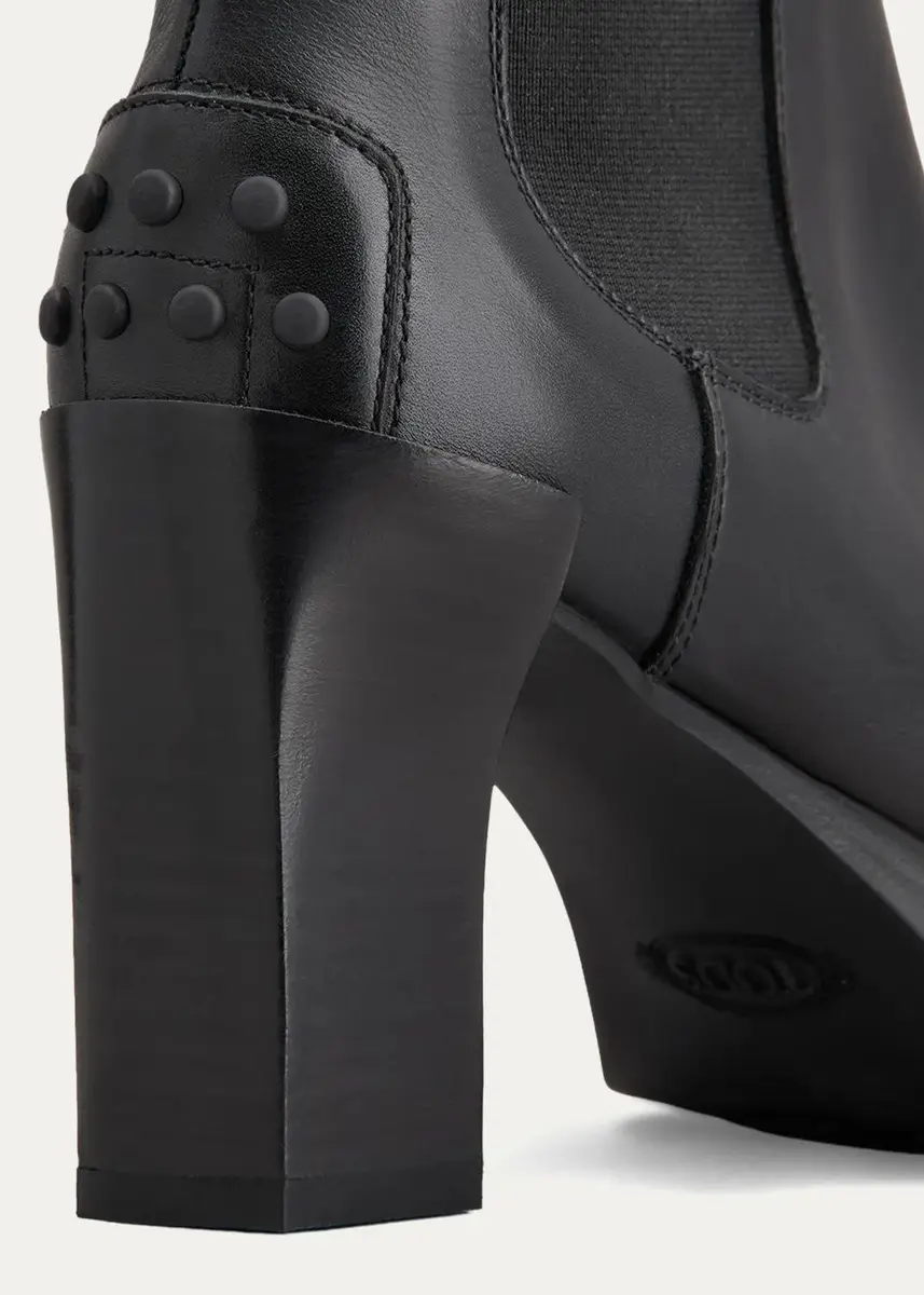 Tod's 80mm Leather Chelsea Boots | Thumbnail 5 Tod's 80mm Leather Chelsea Boots | Thumbnail 5