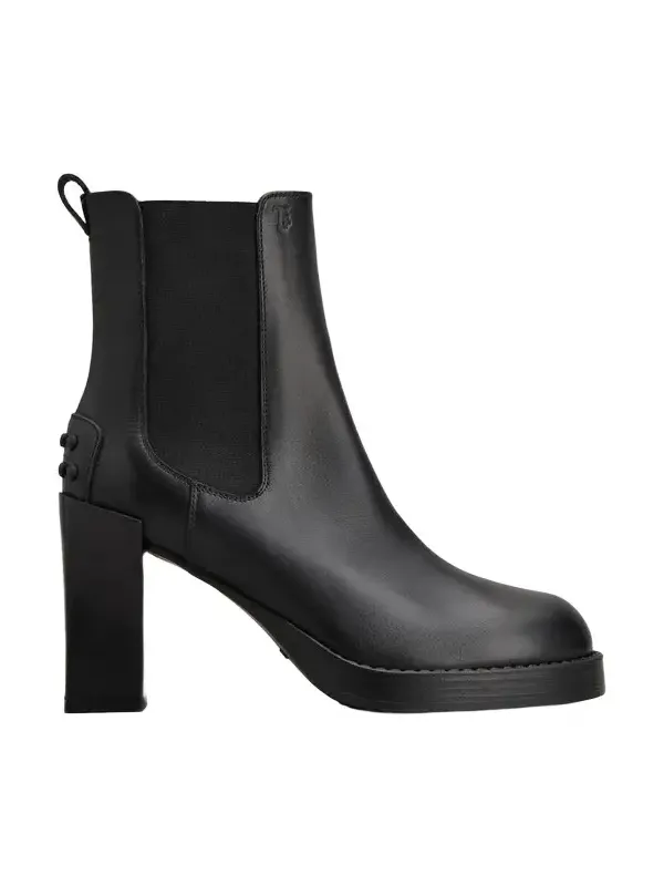 80mm Leather Chelsea Boots