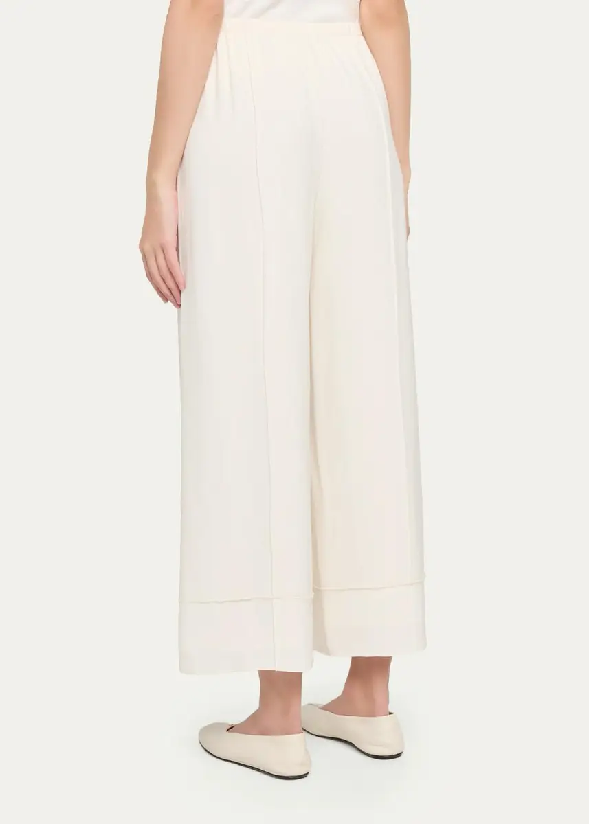 Theory Crop Pintuck Wide-Leg Pants | Thumbnail 3 Theory Crop Pintuck Wide-Leg Pants | Thumbnail 3