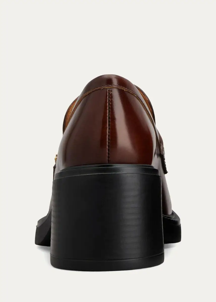 Tod's 60mm Leather Penny Loafers | Thumbnail 2