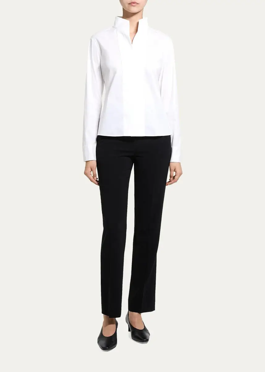Theory Tailored Cotton-Blend Shirt | Thumbnail 2 Theory Tailored Cotton-Blend Shirt | Thumbnail 2
