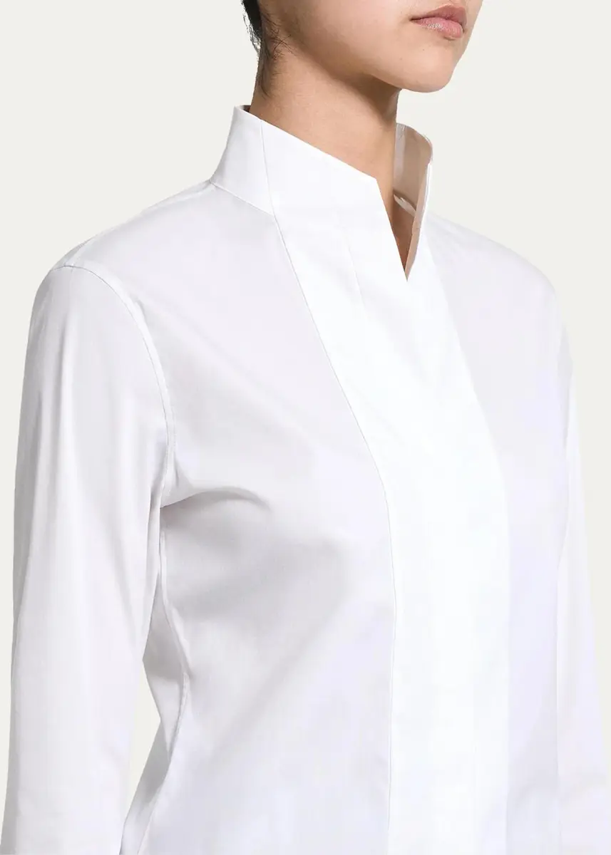 Theory Tailored Cotton-Blend Shirt | Thumbnail 5 Theory Tailored Cotton-Blend Shirt | Thumbnail 5