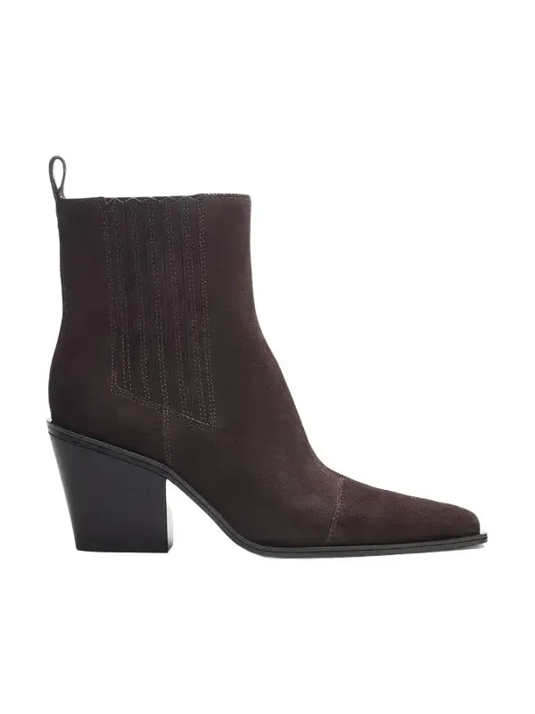 75mm Newbury Suede Chelsea Boots