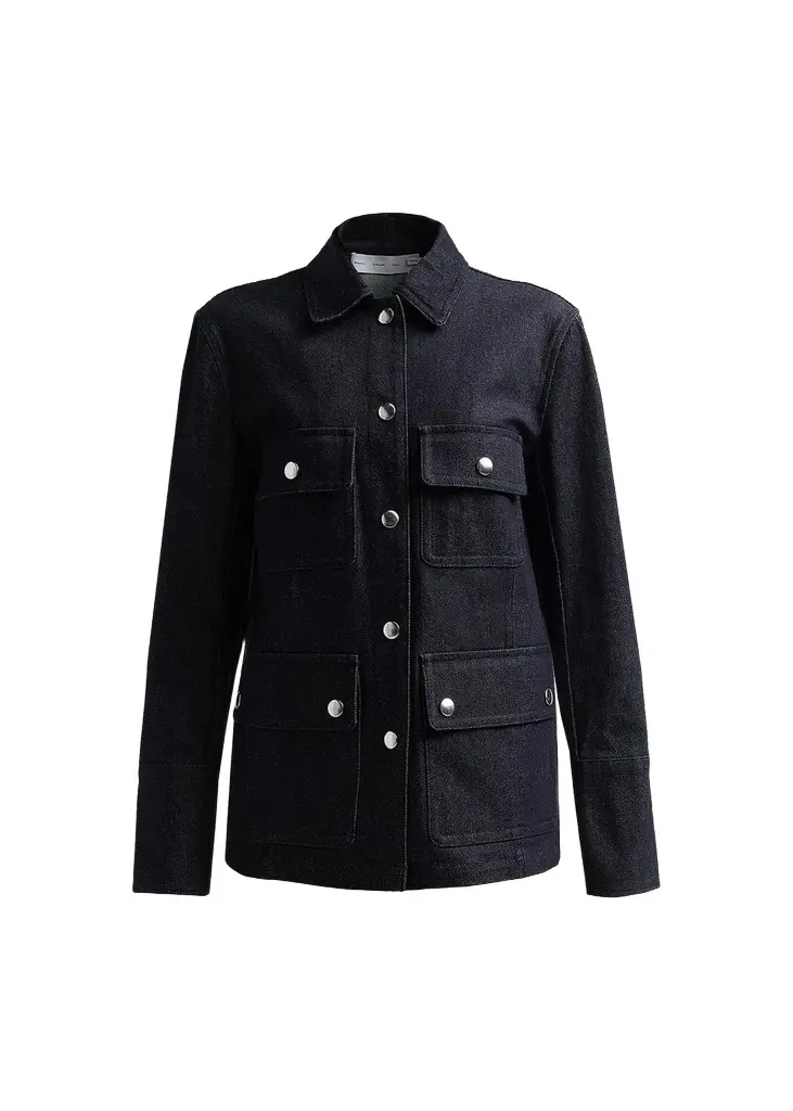 Proenza Schouler White Label Stella Stretch-Cotton Twill Jacket