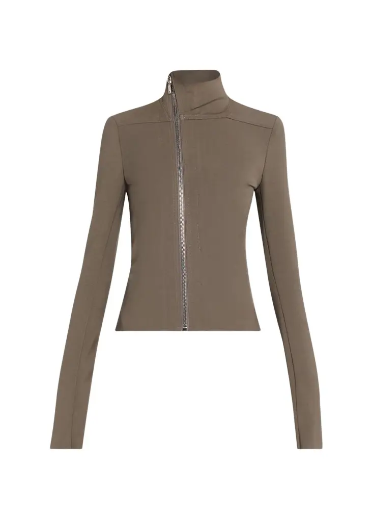 Rick Owens Gary Fitted Stretch Wool Jacket