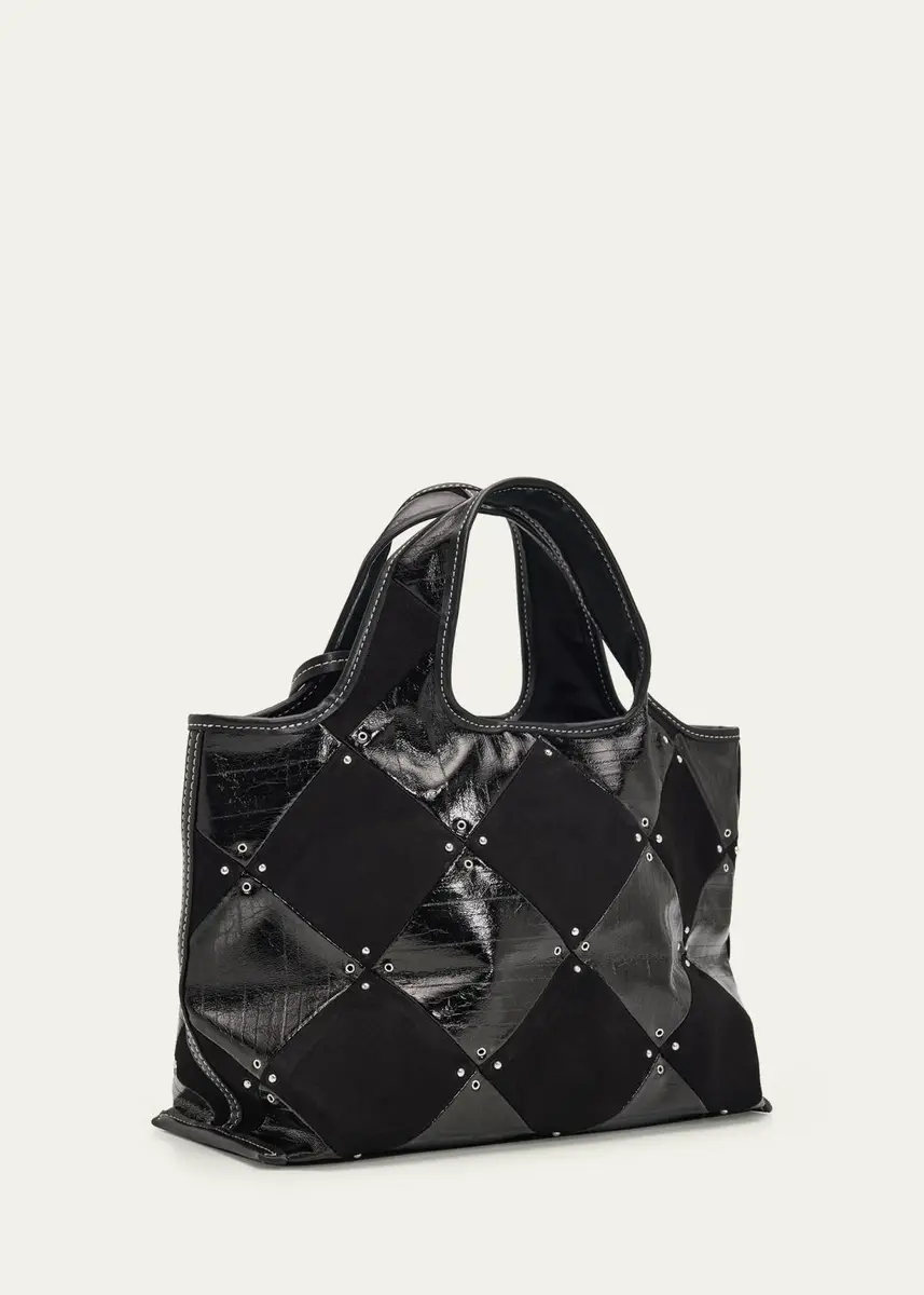 3.1 Phillip Lim Quilted Patchwork Mini Market Tote Bag | Thumbnail 3