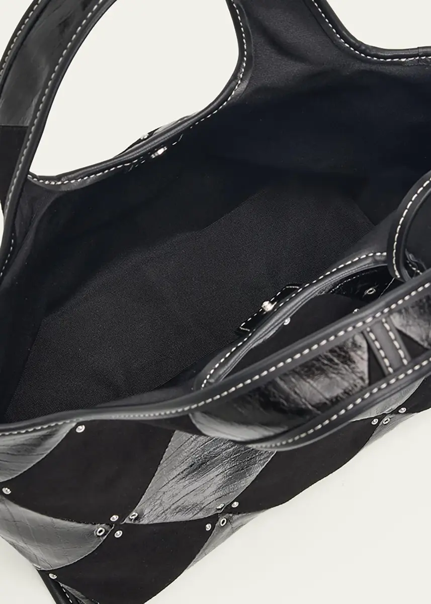 3.1 Phillip Lim Quilted Patchwork Mini Market Tote Bag | Thumbnail 4