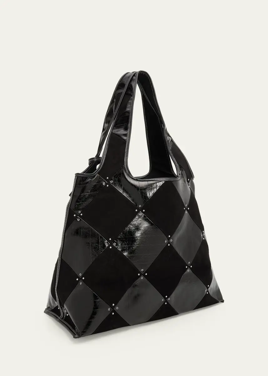 3.1 Phillip Lim Quilted Patchwork Market Tote Bag | Thumbnail 3