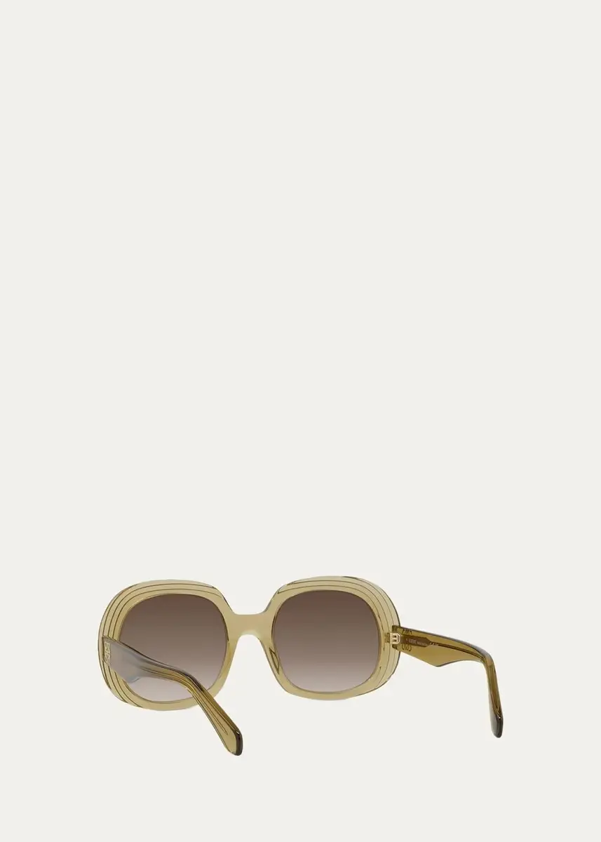 Loewe Mini Anagram Steps 54MM Square Sunglasses | Thumbnail 2 Loewe Mini Anagram Steps 54MM Square Sunglasses | Thumbnail 2