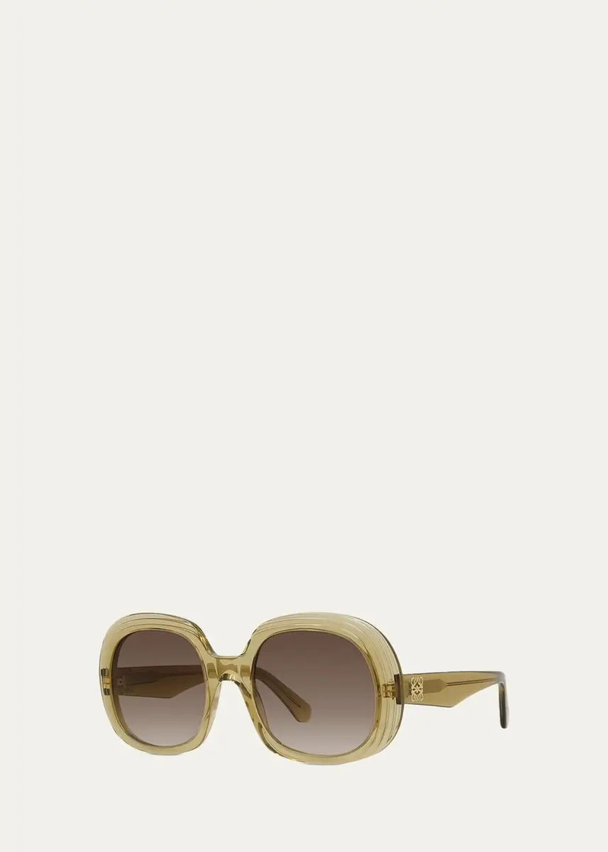 Loewe Mini Anagram Steps 54MM Square Sunglasses | Thumbnail 3 Loewe Mini Anagram Steps 54MM Square Sunglasses | Thumbnail 3