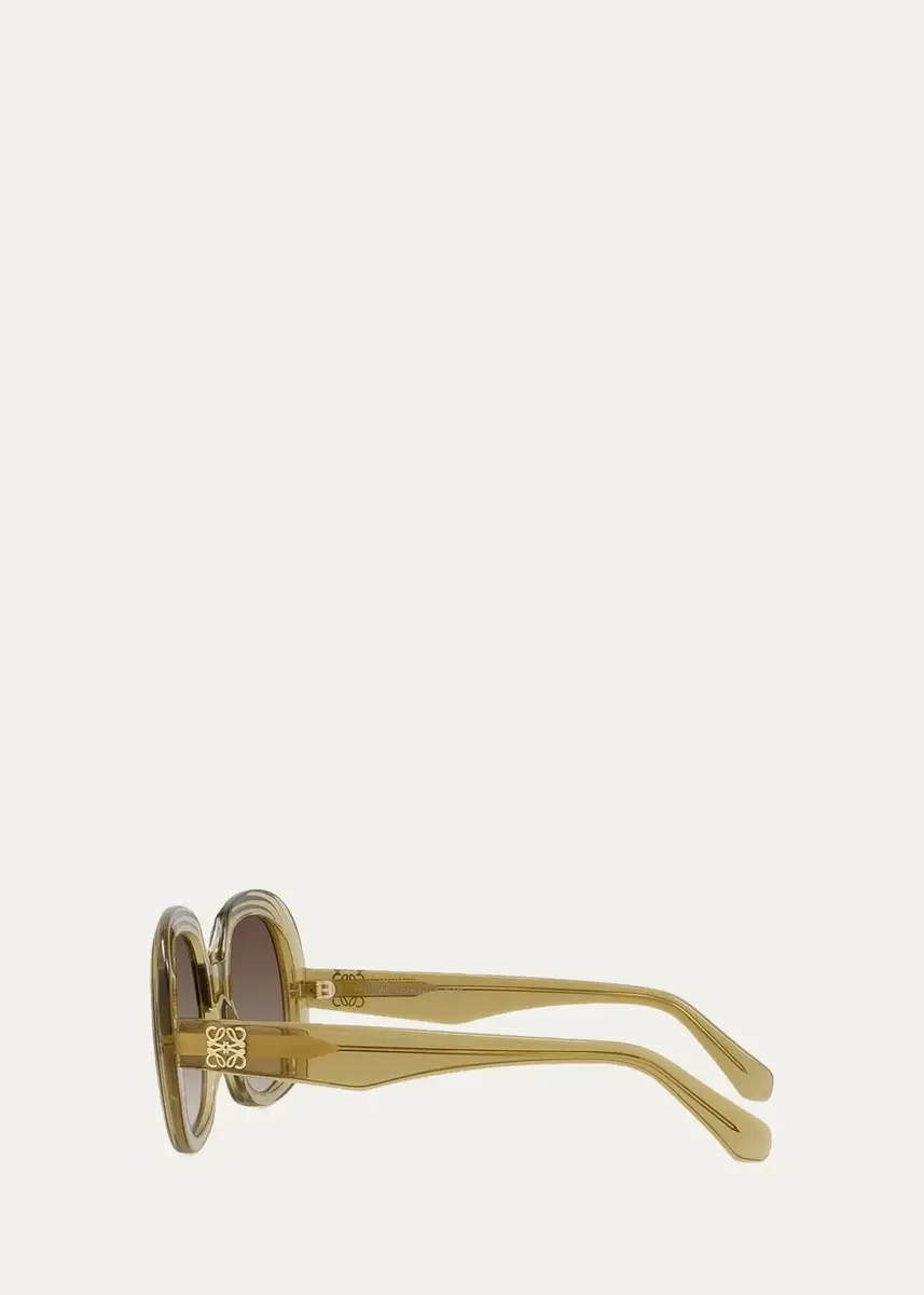Loewe Mini Anagram Steps 54MM Square Sunglasses | Thumbnail 4 Loewe Mini Anagram Steps 54MM Square Sunglasses | Thumbnail 4