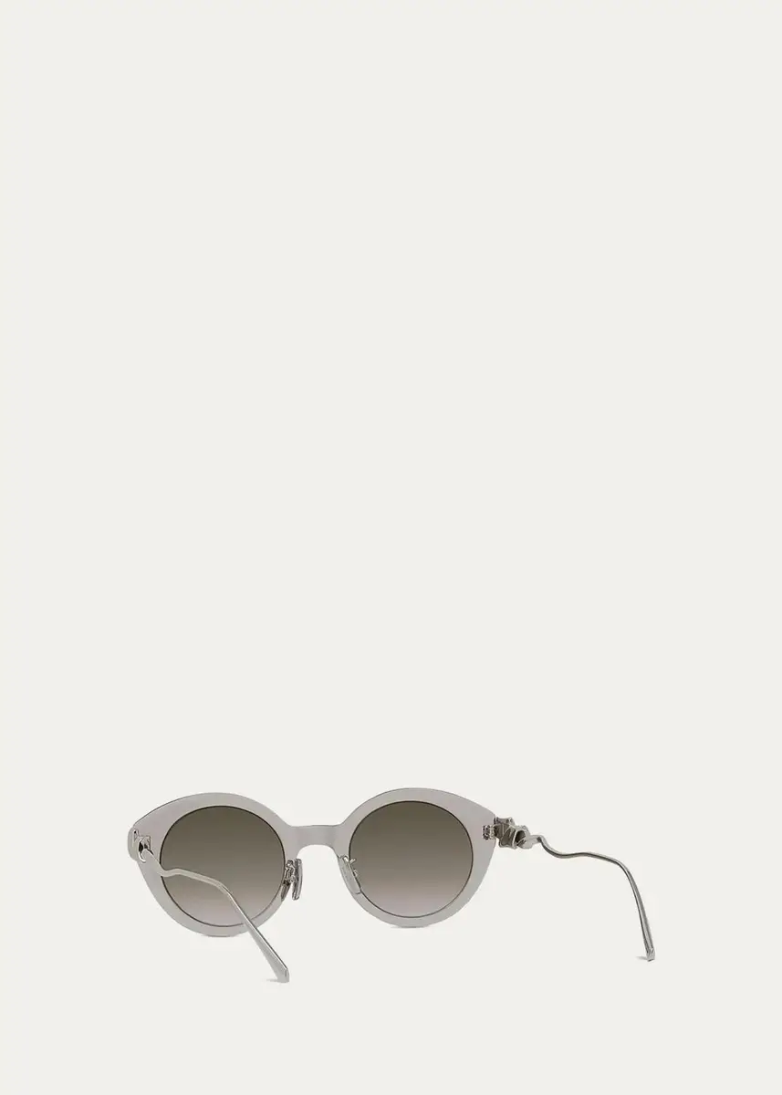 Loewe Coil 48MM Round Sunglasses | Thumbnail 4 Loewe Coil 48MM Round Sunglasses | Thumbnail 4