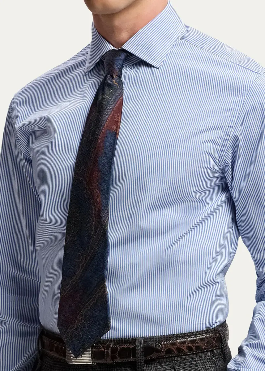 Ralph Lauren Purple Label Men's Paisley Silk Tie | Thumbnail 3 Ralph Lauren Purple Label Men's Paisley Silk Tie | Thumbnail 3