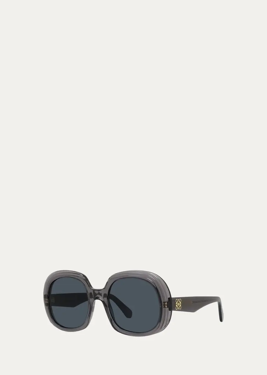 Loewe Anagram 54MM Round Sunglasses | Thumbnail 3