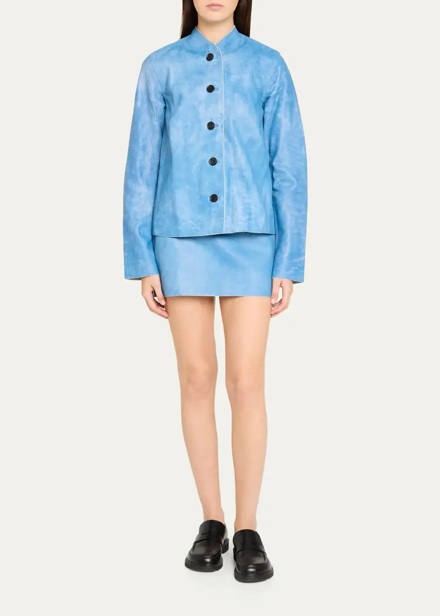 ALL THREE Emanuelle Leather Jacket | Thumbnail 2 ALL THREE Emanuelle Leather Jacket | Thumbnail 2