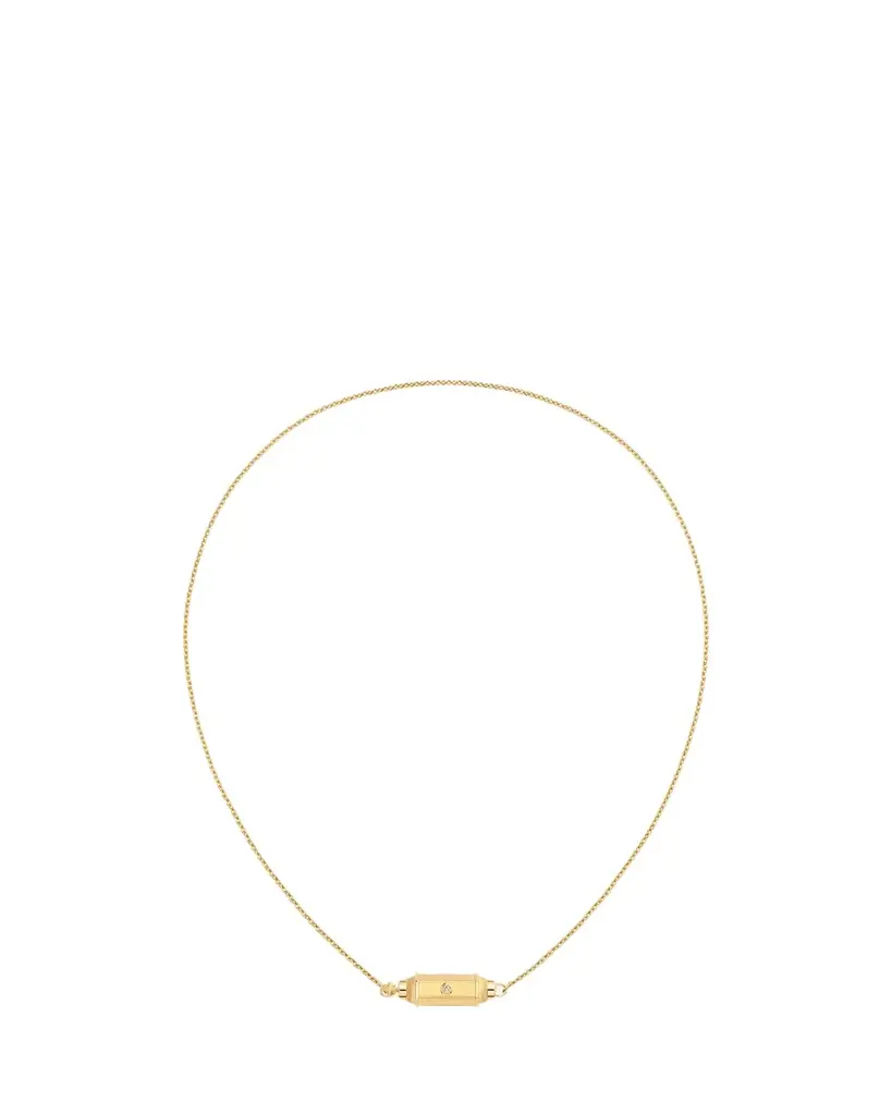 18K Yellow Gold & 0.11 TCW Diamond Necklace 18K Yellow Gold & 0.11 TCW Diamond Necklace