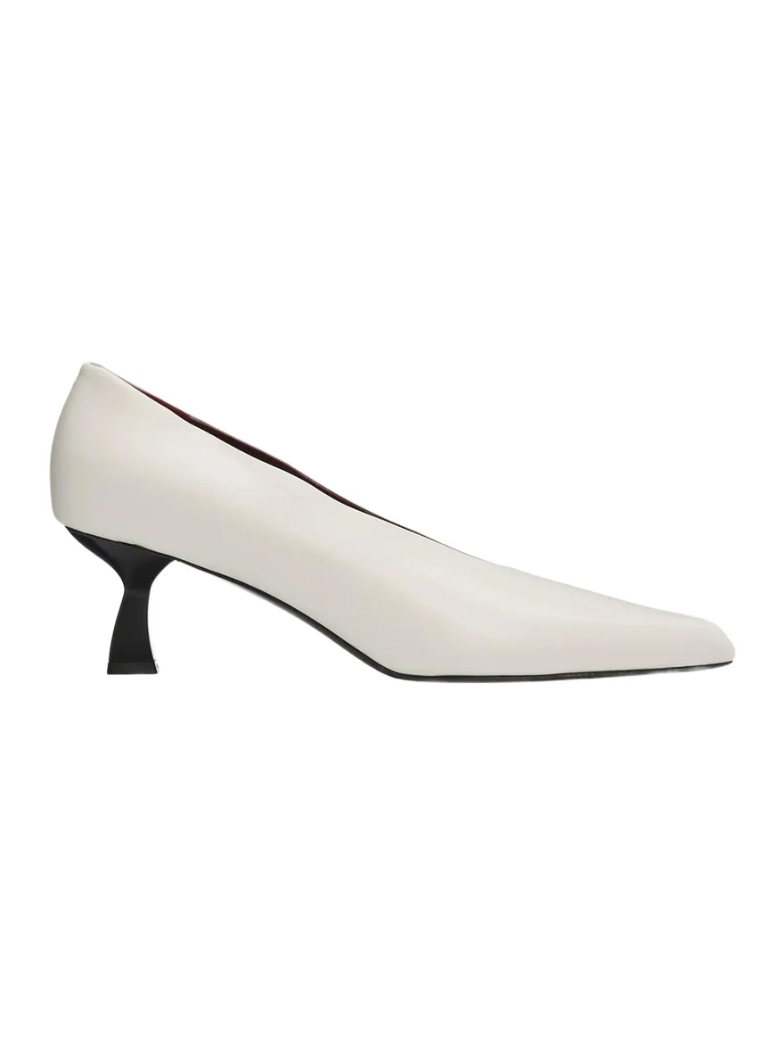 NODALETO 70mm Lambskin Leather Kitten-Heel Pumps