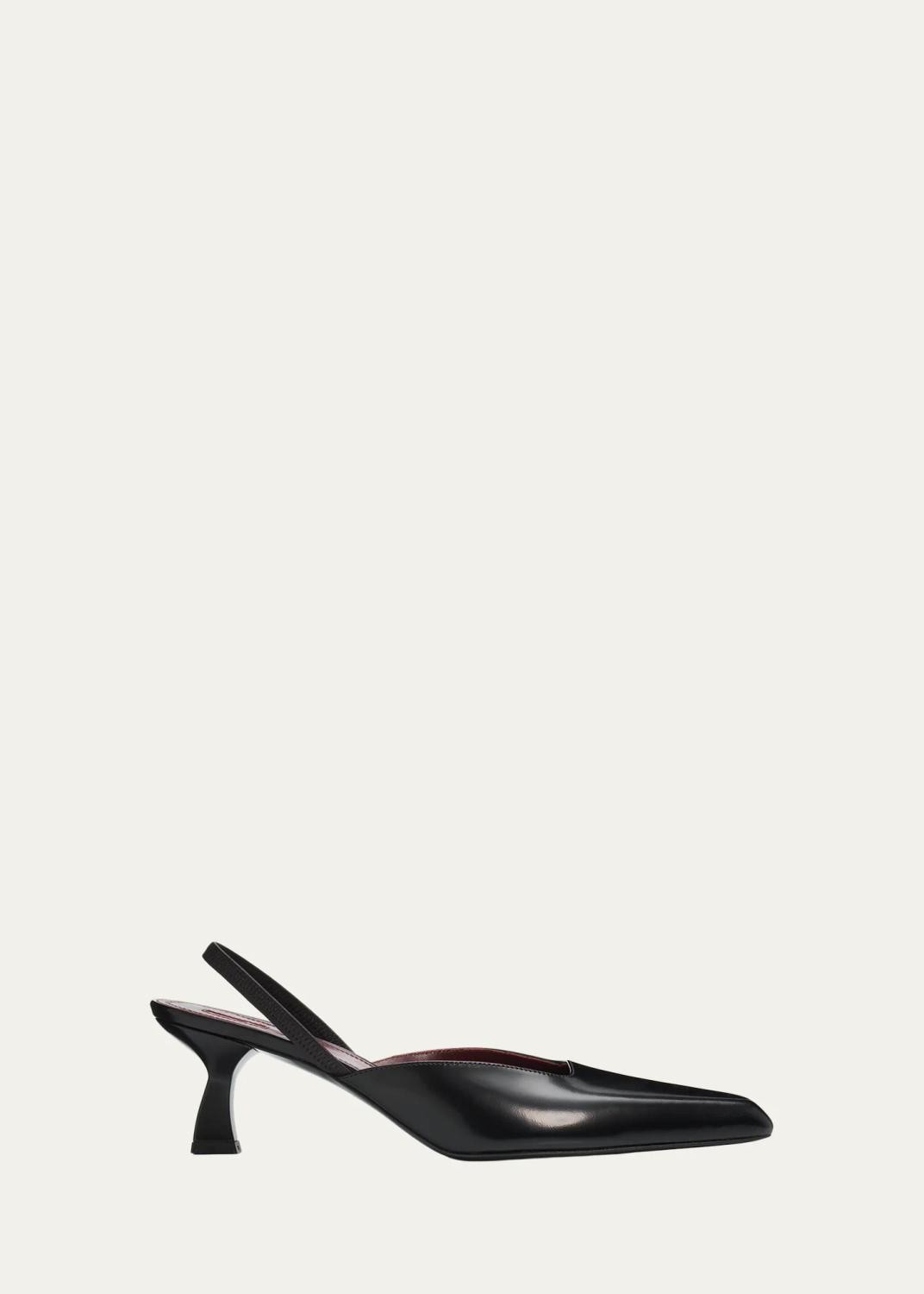 60mm Leather Slingback Pumps 60mm Leather Slingback Pumps