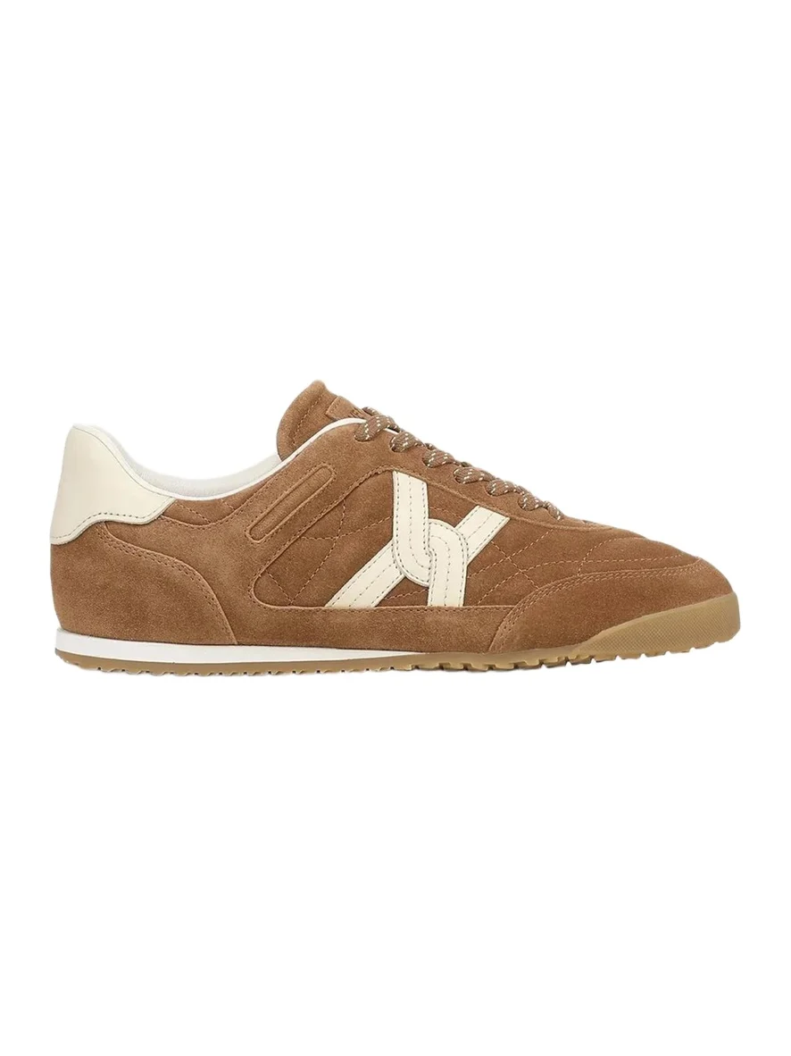 Natalia Mixed Leather Low-Top Sneakers Natalia Mixed Leather Low-Top Sneakers