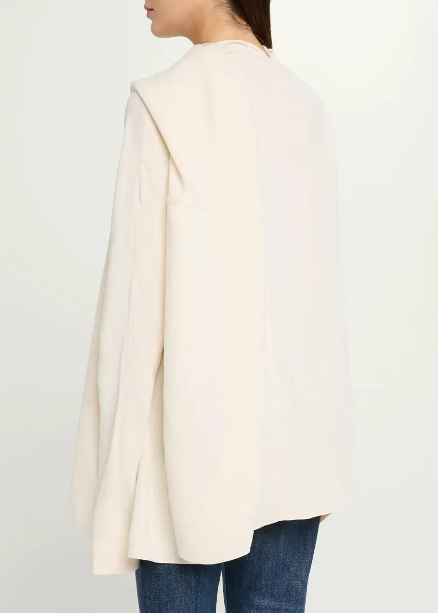 TOTEME Draped Cady Blouse | Thumbnail 3 TOTEME Draped Cady Blouse | Thumbnail 3