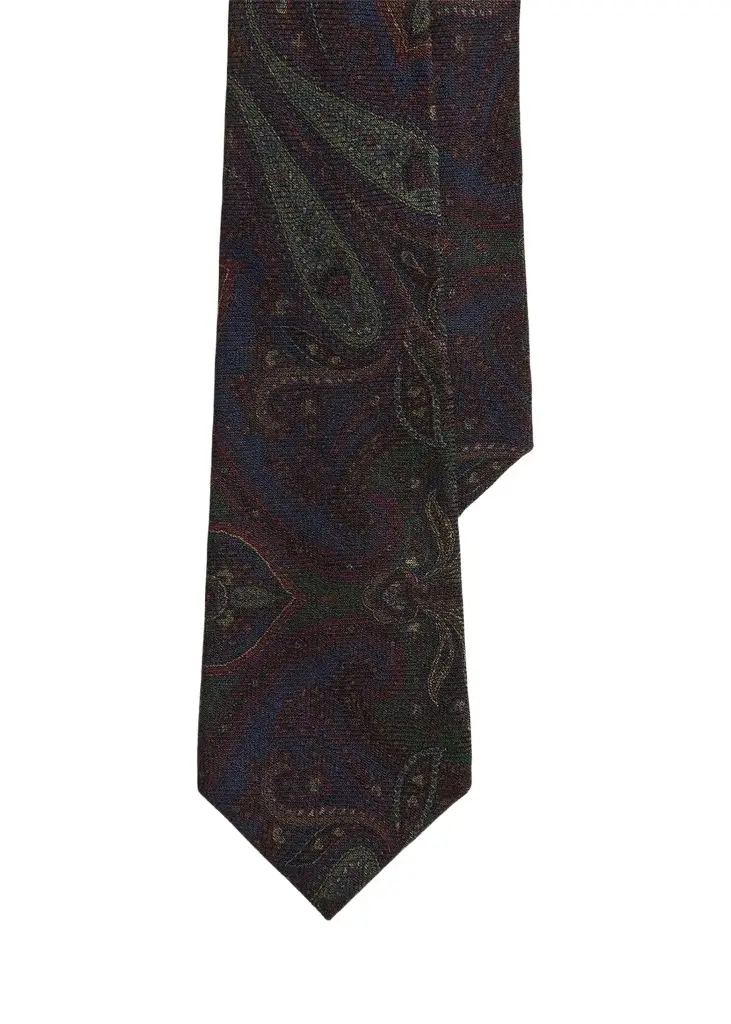Men's Paisley Wool-Silk Tie Men's Paisley Wool-Silk Tie