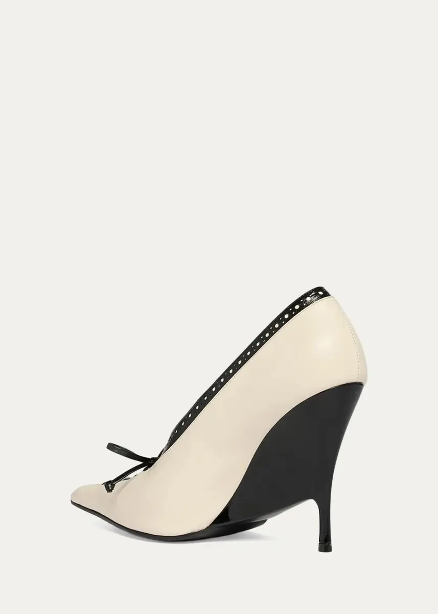 Alexander McQueen 110mm Koko Leather Wedge Pumps | Thumbnail 4 Alexander McQueen 110mm Koko Leather Wedge Pumps | Thumbnail 4
