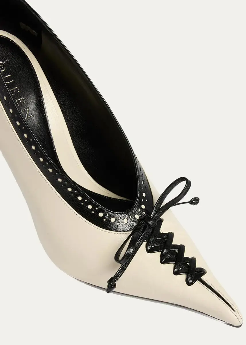 Alexander McQueen 110mm Koko Leather Wedge Pumps | Thumbnail 5 Alexander McQueen 110mm Koko Leather Wedge Pumps | Thumbnail 5