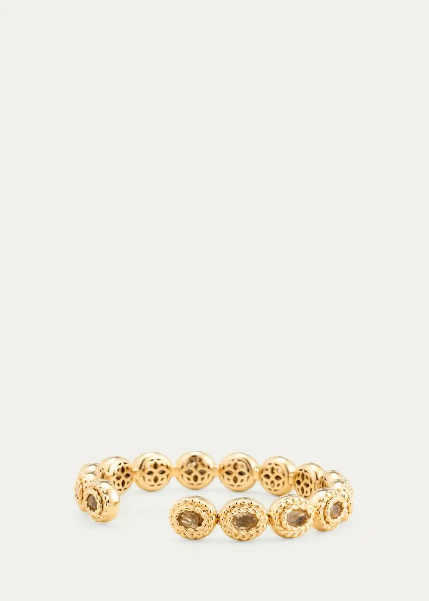 Mellerio 18K Yellow Gold Baby Queen Bracelet with Quartz and Diamonds | Thumbnail 4 Mellerio 18K Yellow Gold Baby Queen Bracelet with Quartz and Diamonds | Thumbnail 4