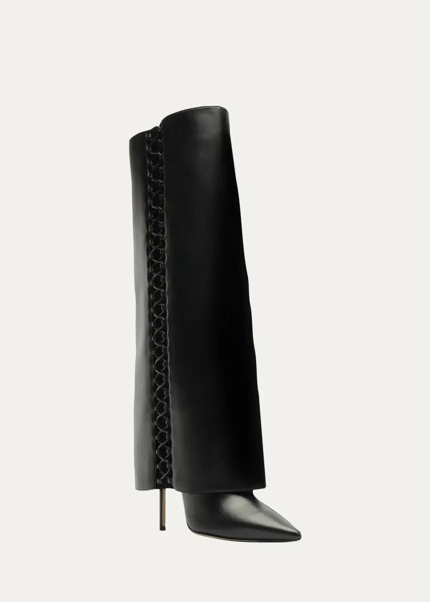 Alexandre Birman 100mm Holly Leather Knee-High Boots | Thumbnail 2 Alexandre Birman 100mm Holly Leather Knee-High Boots | Thumbnail 2
