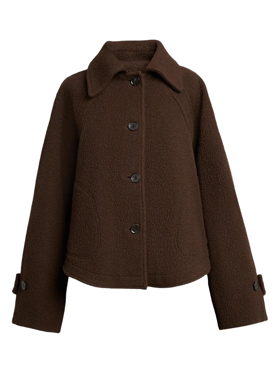 Clarice Single-Breasted Casentino Wool Jacket Clarice Single-Breasted Casentino Wool Jacket