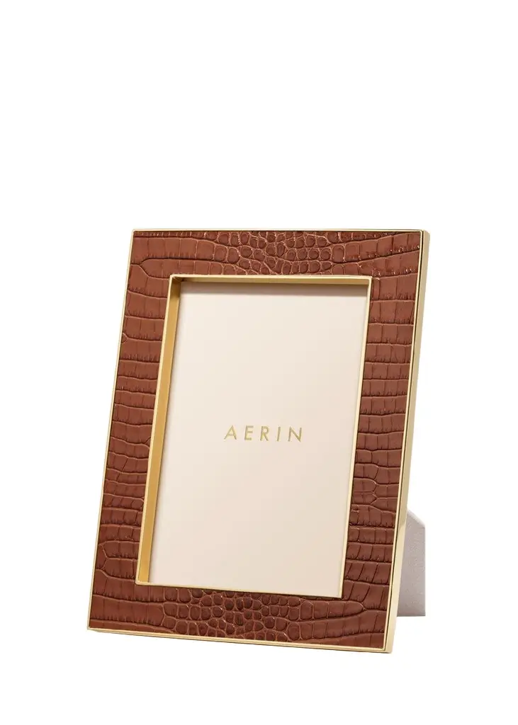 Classic Croc Leather Photo Frame, 8" x 10" Classic Croc Leather Photo Frame, 8" x 10"