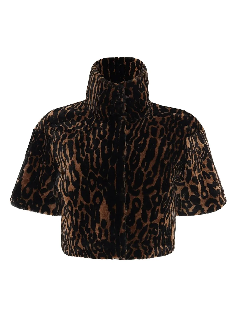 Reversible Select Shearling Bolero