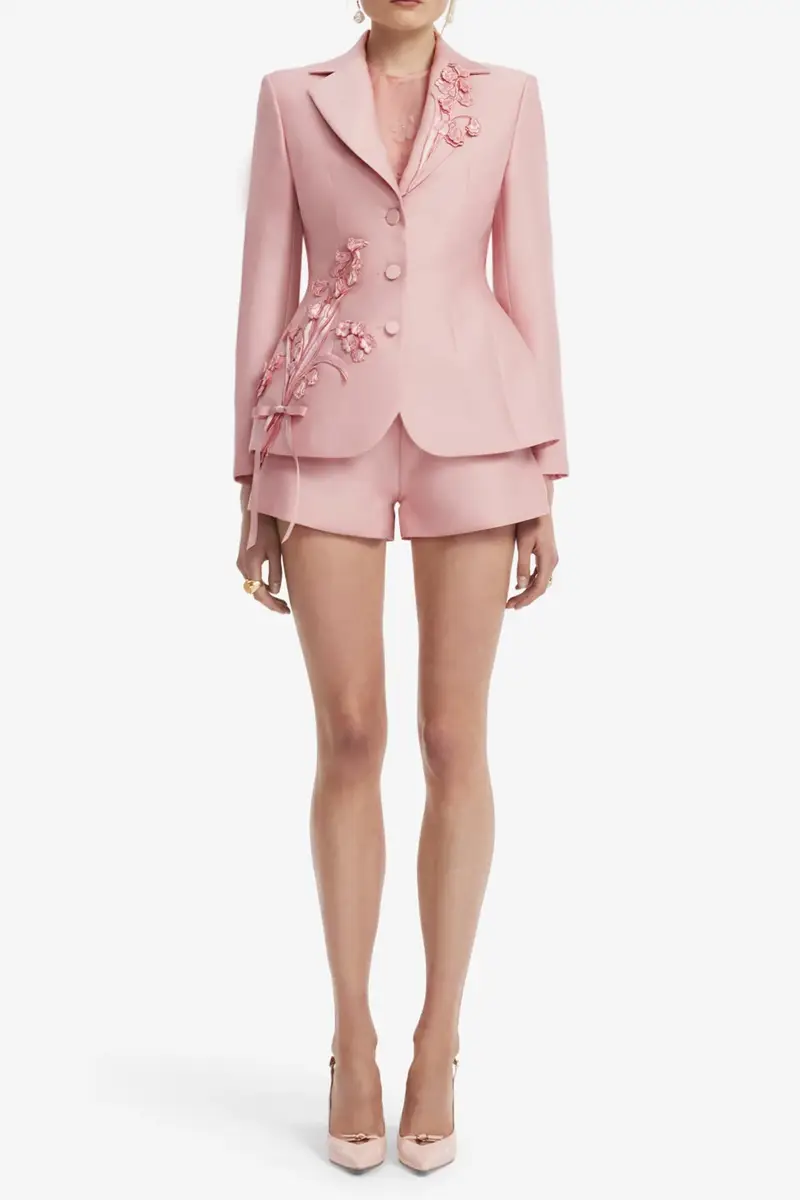 LEO LIN Lisa Applique Fitted Blazer | Thumbnail 6 LEO LIN Lisa Applique Fitted Blazer | Thumbnail 6