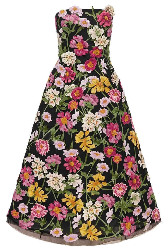 Florentina Embroidered Midi Dress Florentina Embroidered Midi Dress