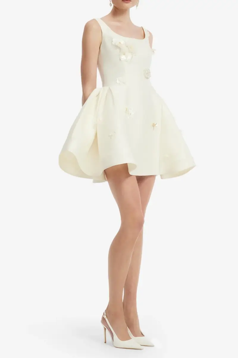 LEO LIN Zaya Embellished Mini Dress | Thumbnail 5 LEO LIN Zaya Embellished Mini Dress | Thumbnail 5