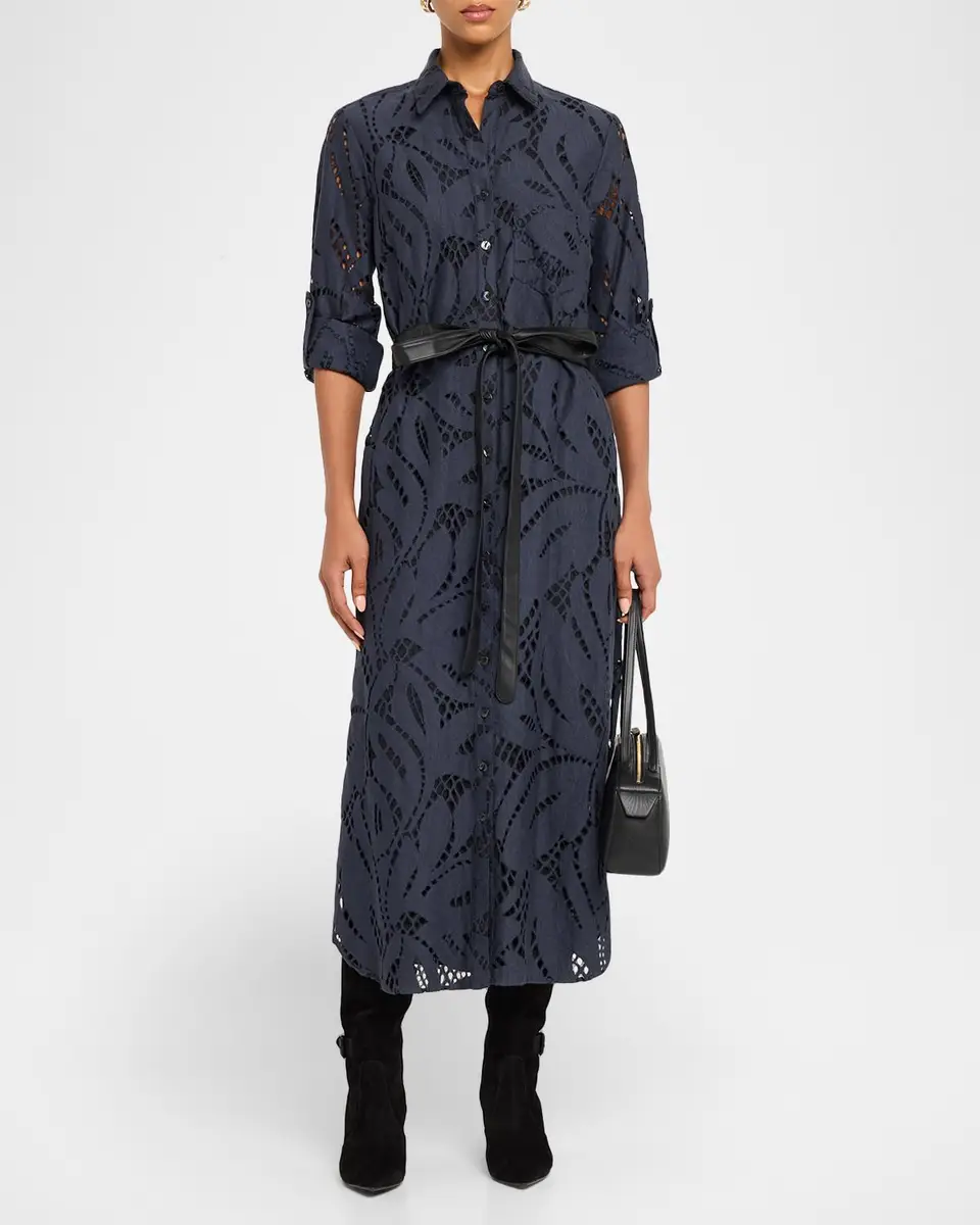 Finley Alex Belted Cutout Maxi Shirtdress | Thumbnail 2 Finley Alex Belted Cutout Maxi Shirtdress | Thumbnail 2