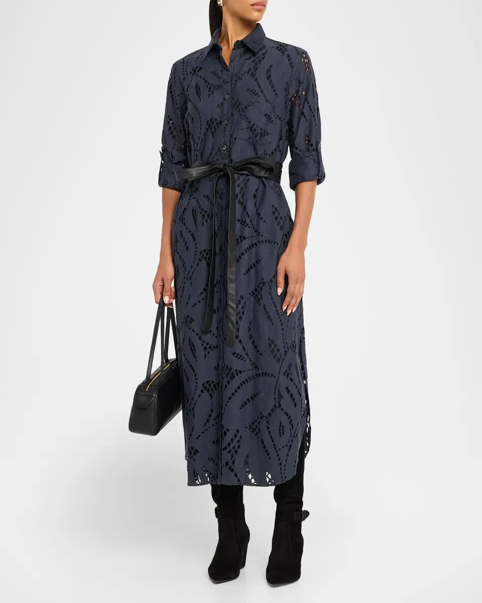 Finley Alex Belted Cutout Maxi Shirtdress | Thumbnail 4 Finley Alex Belted Cutout Maxi Shirtdress | Thumbnail 4