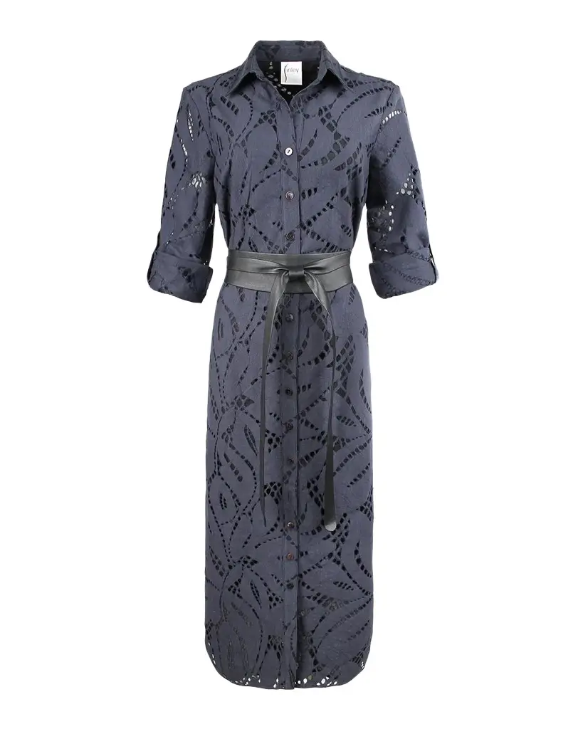 Alex Belted Cutout Maxi Shirtdress Alex Belted Cutout Maxi Shirtdress