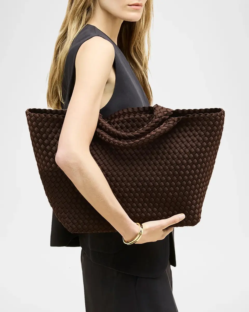 Naghedi St. Barths Medium Woven Neoprene Tote Bag | Thumbnail 2 Naghedi St. Barths Medium Woven Neoprene Tote Bag | Thumbnail 2