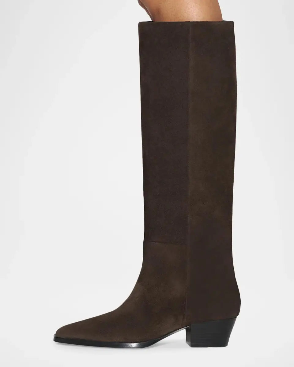 aeyde Medea Suede Knee-High Boots | Thumbnail 8 aeyde Medea Suede Knee-High Boots | Thumbnail 8