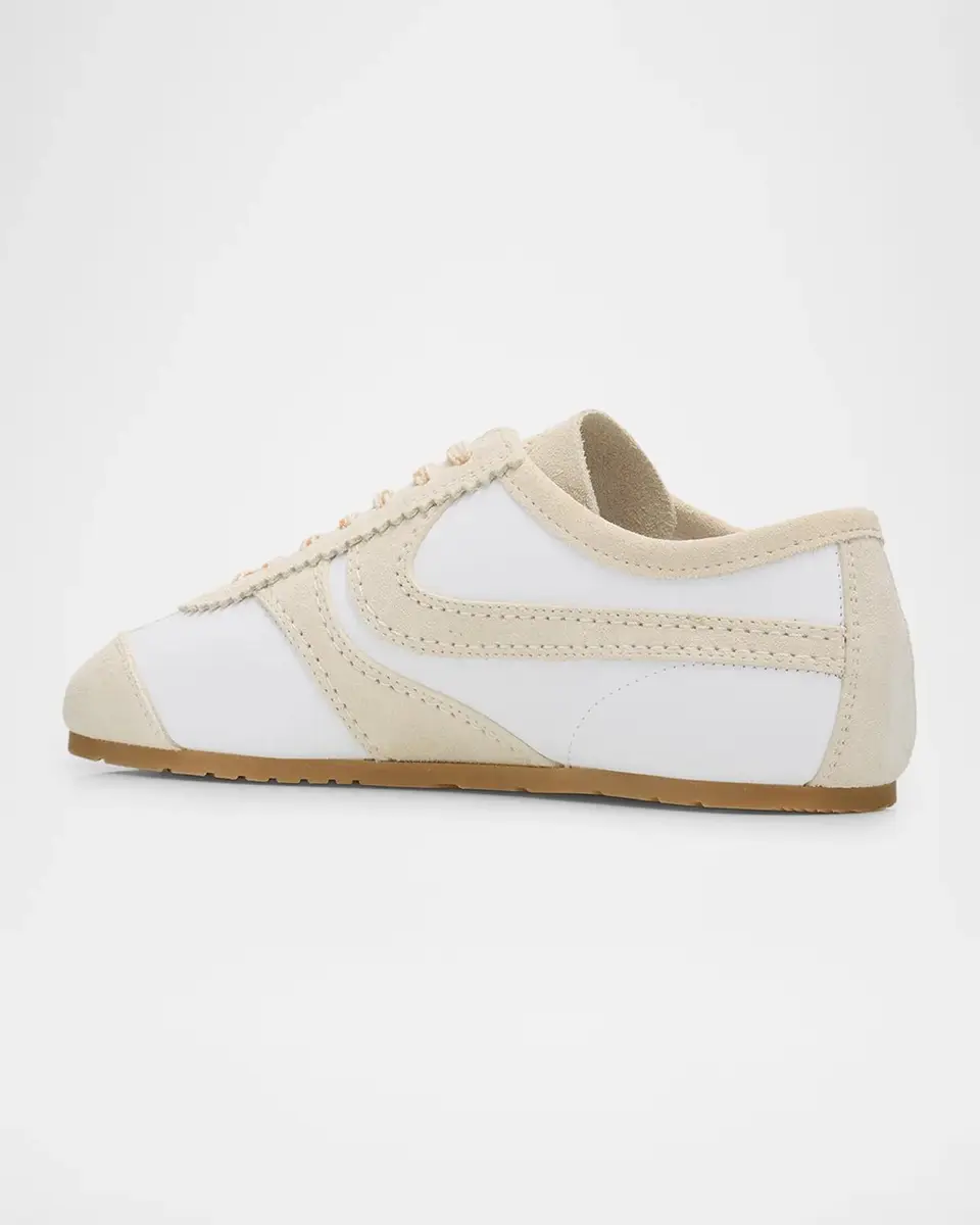 Dries Van Noten Dustin Mixed Leather Retro Runner Sneakers | Thumbnail 2 Dries Van Noten Dustin Mixed Leather Retro Runner Sneakers | Thumbnail 2