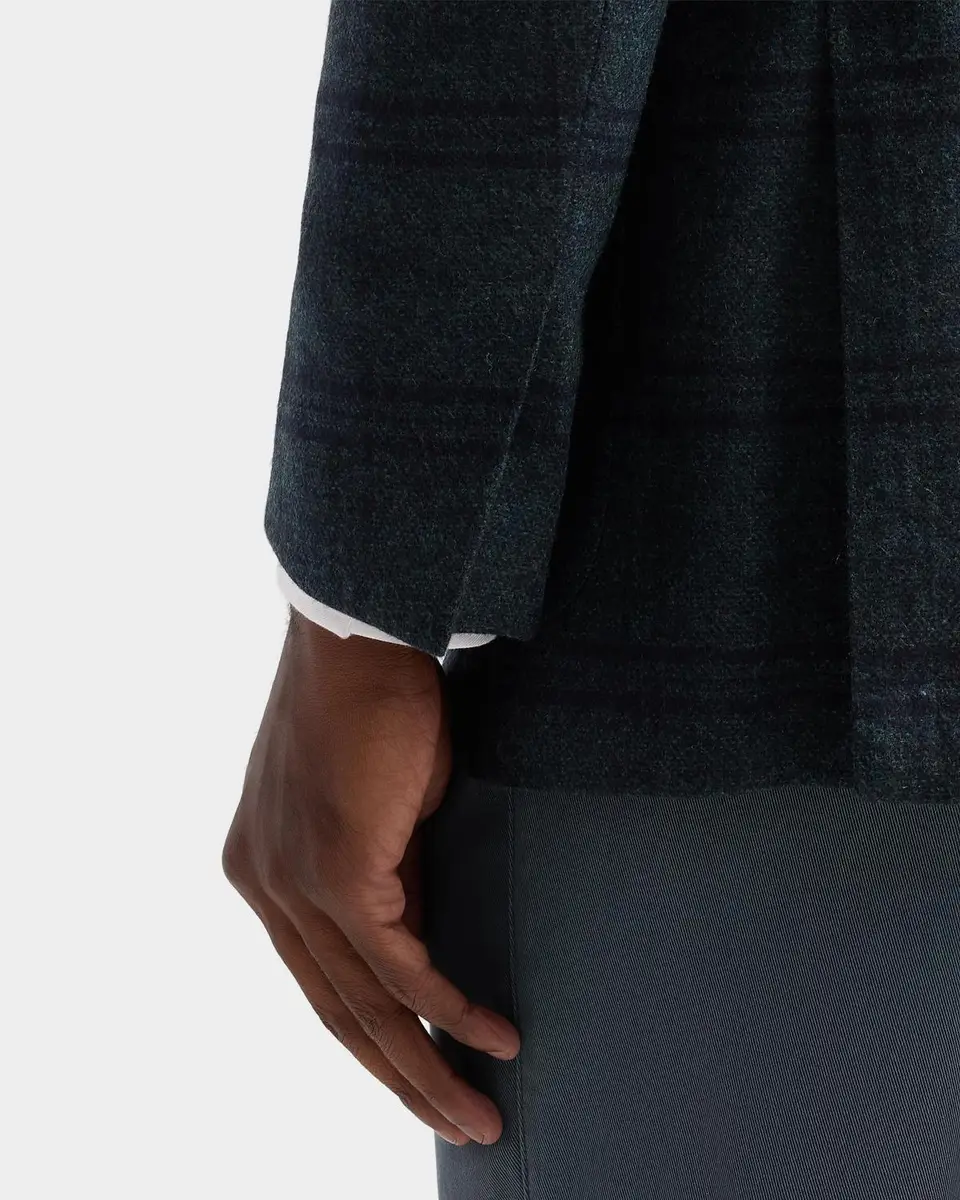 Kiton Men's Plaid Cashmere Single-Breasted Sport Coat | Thumbnail 8 Kiton Men's Plaid Cashmere Single-Breasted Sport Coat | Thumbnail 8
