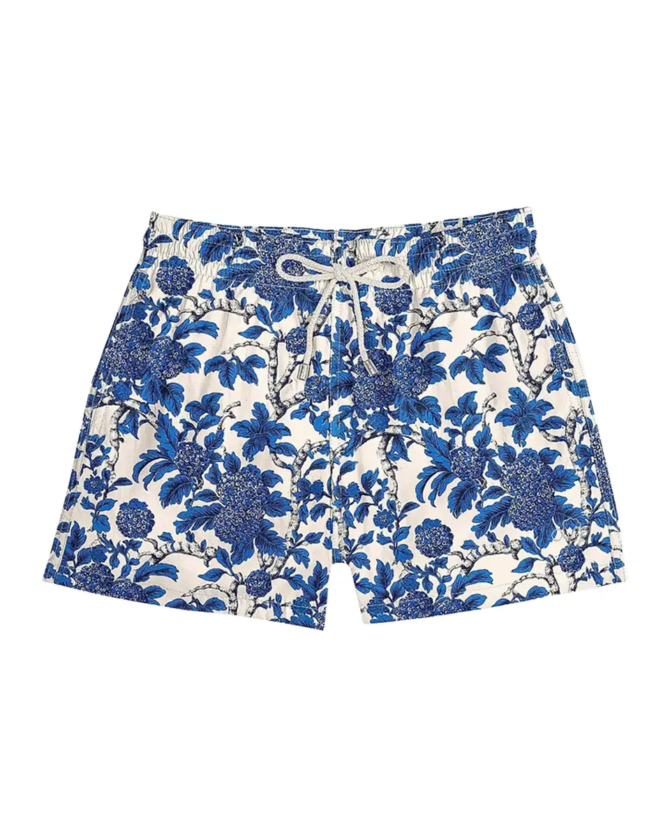 ARRELS Men's Floral Regular-Fit Swim Shorts | Thumbnail 2 ARRELS Men's Floral Regular-Fit Swim Shorts | Thumbnail 2