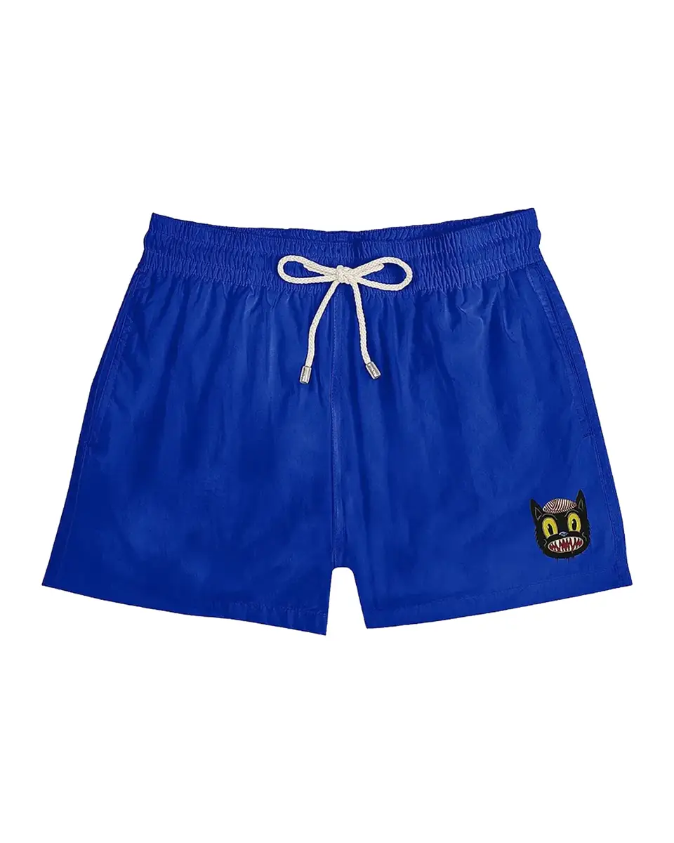 ARRELS Men's Small Cat Drawstring Swim Shorts | Thumbnail 2 ARRELS Men's Small Cat Drawstring Swim Shorts | Thumbnail 2